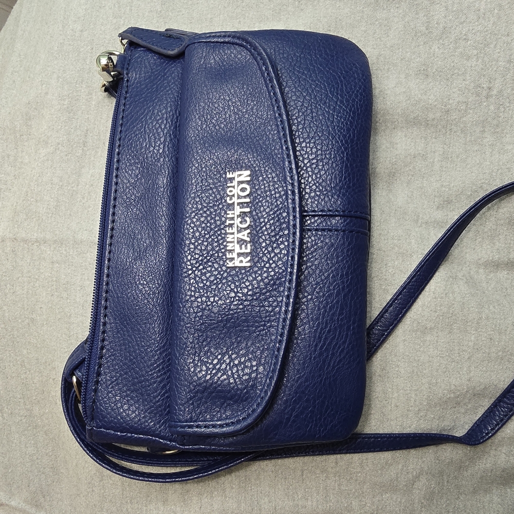 Kenneth Cole Reaction Blue Crossbody Bag